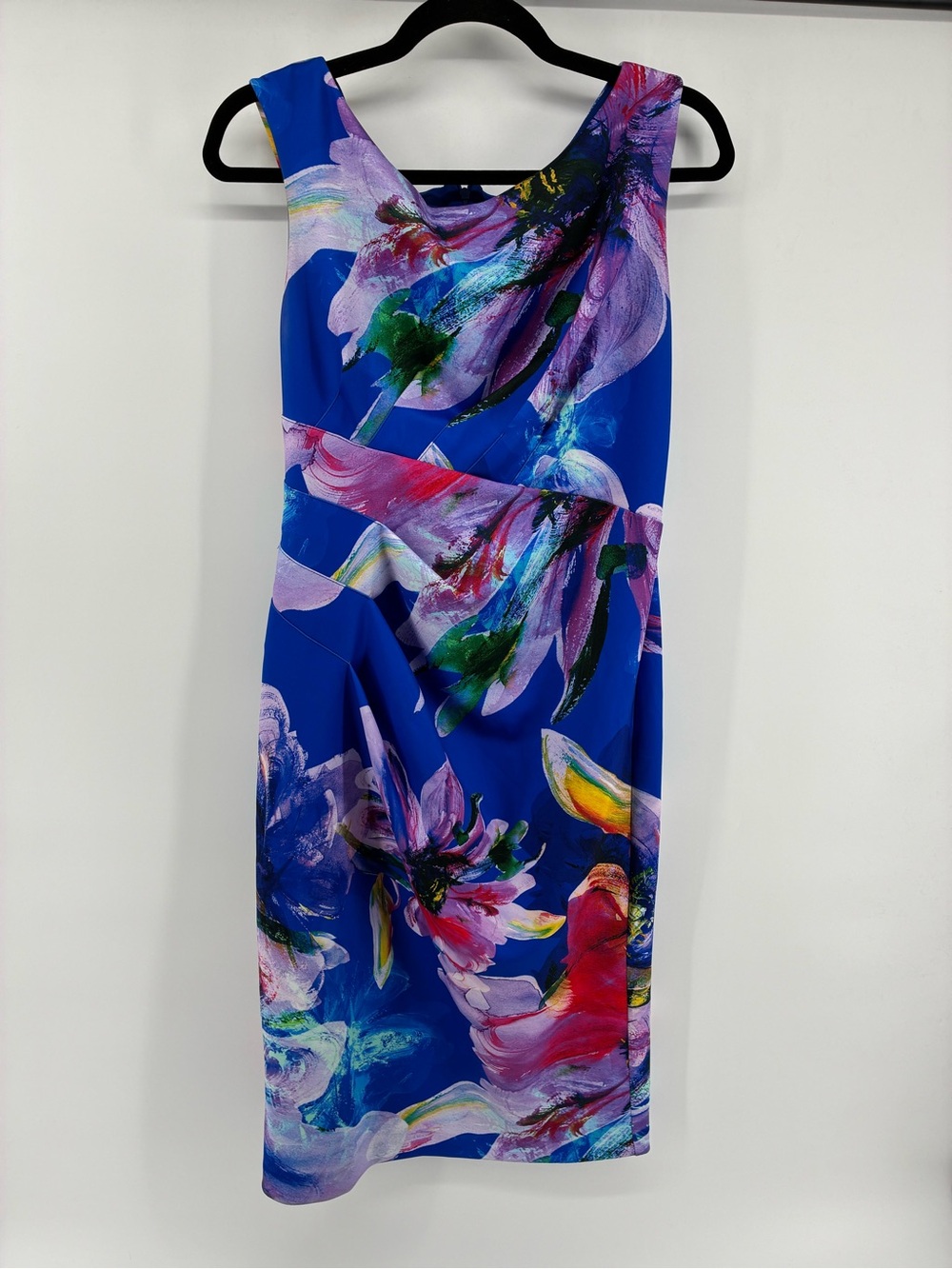 Joseph Ribkoff Blue Floral-Print Midi Dress - Picture 2 of 12